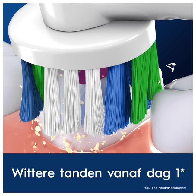 Oral-B 3D White Opzetborstels Wit 4 Stuks