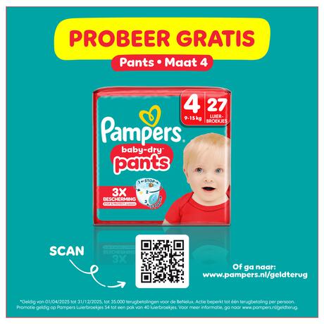 Pampers Premium Protection Pants Luierbroekjes Maat 4 9-15 KG 19 Stuks