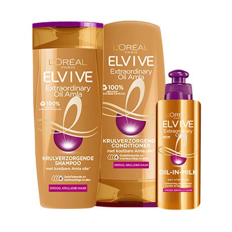 L'Oréal Paris Elvive Extraordinary Oil Krulverzorging Oil-In-Milk 200 ML