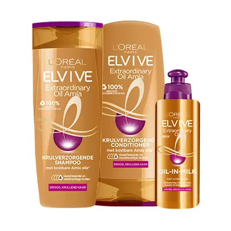 L'Oréal Paris Elvive Extraordinary Oil Krulverzorging Oil-In-Milk 200 ML