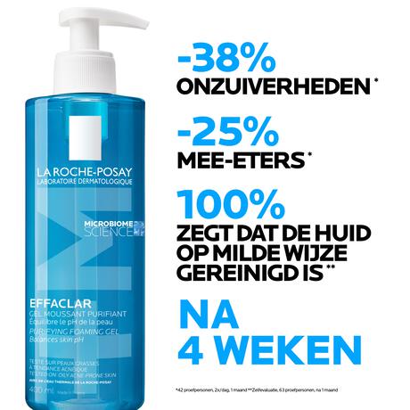La Roche-Posay Effaclar Zuiverende Reinigingsgel +M Navulling 400 ML