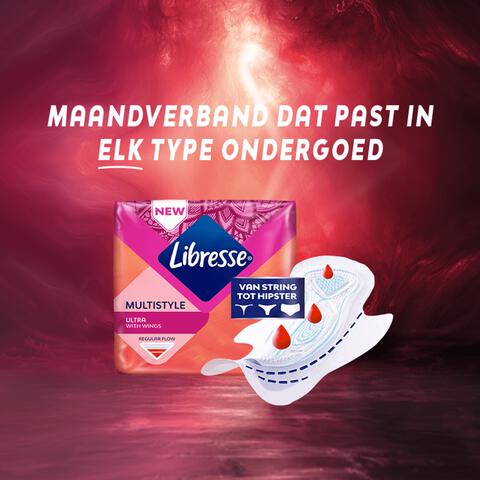 Libresse Ultra Normal Multistyle Maandverband  10 stuks