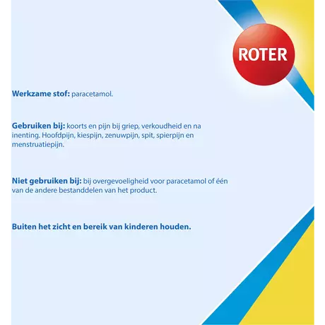 Roter Paracetamol Tabletten 50 stuks