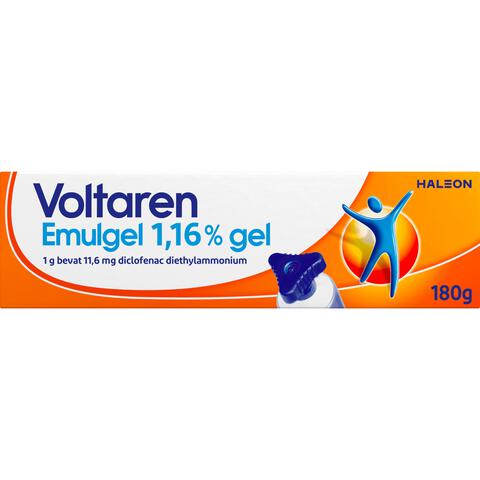 Voltaren Emulgel 1,16% (diclofenac) Bij Gewrichtspijn In Knie En Vinger 180 GR