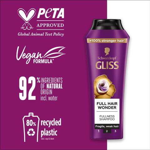 Gliss Full Hair Wonder Shampoo 250 ML