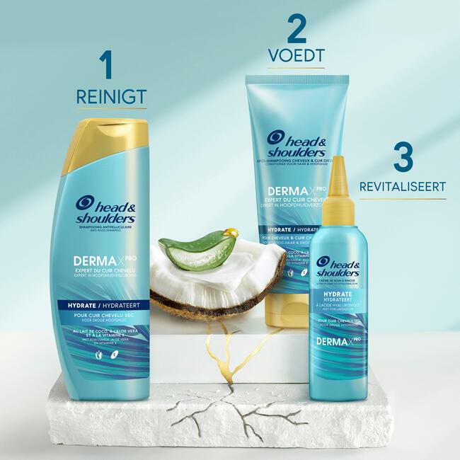 Head & Shoulders Derma X Pro Hydrateert Shampoo Anti-roos 225ML
