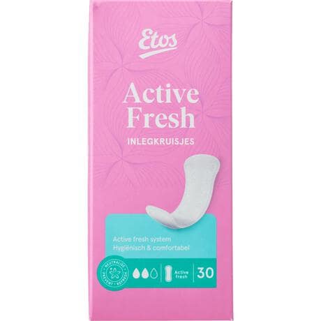 Etos Fresh Inlegkruisjes Normal 30 stuks