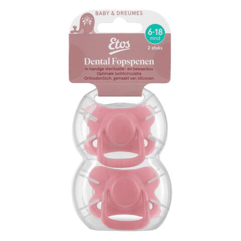 Etos Fopspenen In Steriliseerdoosje 6-18 Maanden Assorti&nbsp;