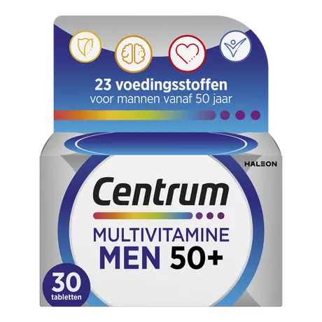 Centrum Men 50+ Multivitaminen Tabletten 30 stuks
