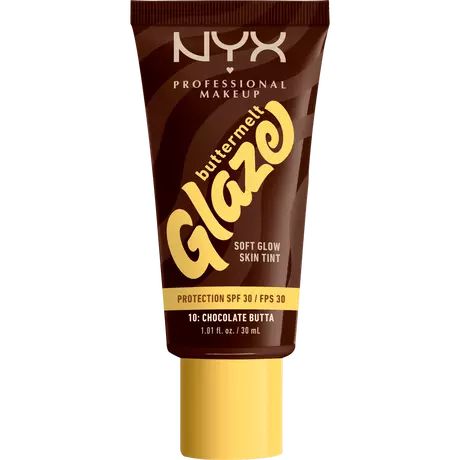 NYX Professional Makeup Buttermelt Glaze Skin Tint SPF30 10 Chocolate Butta
