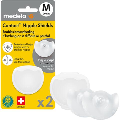 Medela Contact Tepelhoedjes Maat M 2 stuks