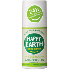 Happy Earth 100% Natuurlijke Unscented Deodorant Roller 75 ML