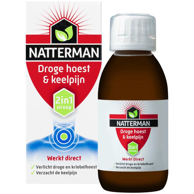 Natterman Droge Hoest & Keelpijn 150 ML