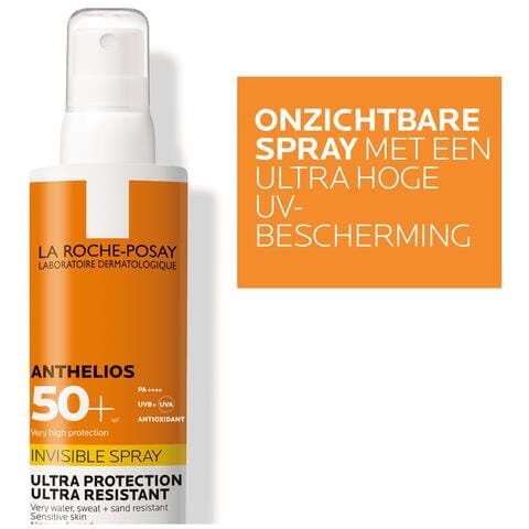 La Roche-Posay Anthelios Onzichtbare Zonnebrandpray SPF50+ 200 ML