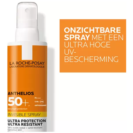 La Roche-Posay Anthelios Onzichtbare Zonnebrandpray SPF50+ 200 ML