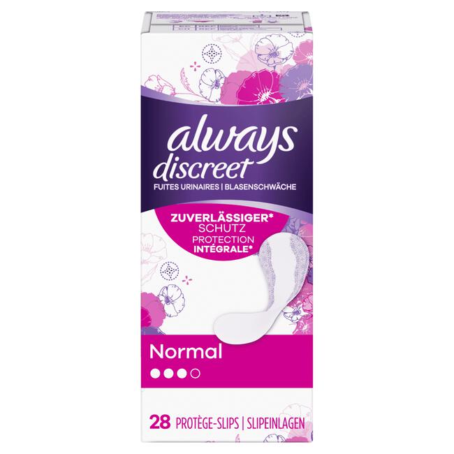 Always Discreet Normal Inlegkruisjes Voor Urineverlies x28