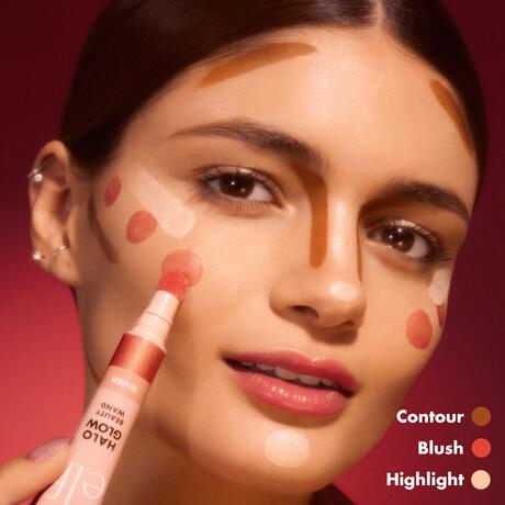 e.l.f. Halo Glow Blush Beauty Wand Candlelit