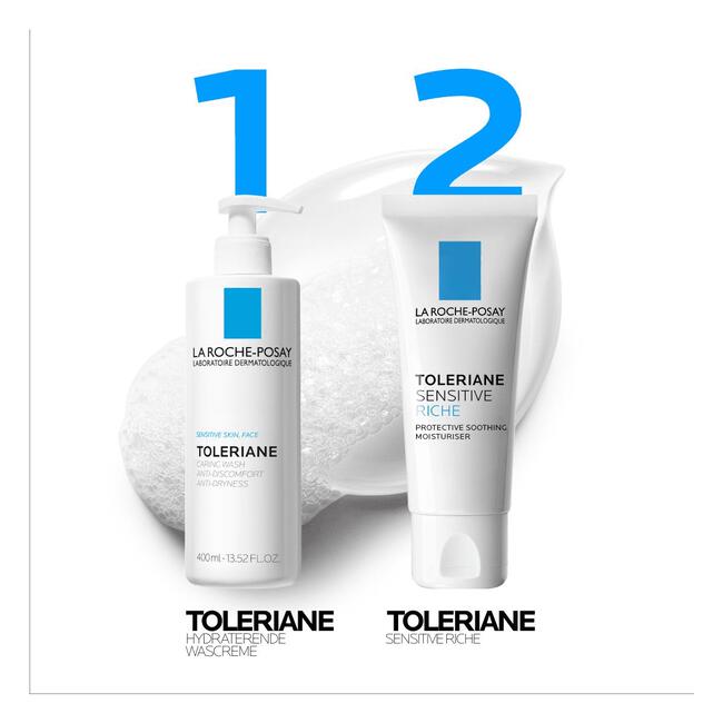 La Roche-Posay Toleriane Hydraterende Wascrème Gevoelige Huid 400 ML