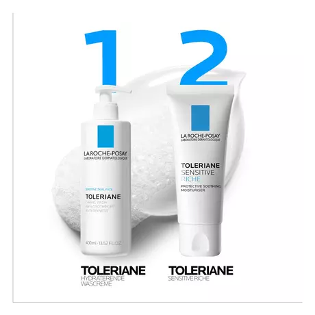La Roche-Posay Toleriane Hydraterende Wascrème Gevoelige Huid 400 ML