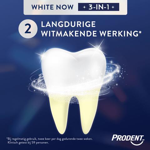 Prodent White Now 3-in-1 Tandpasta 75ml