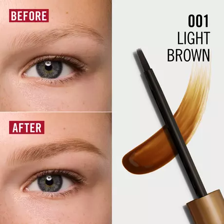 Rimmel Wonder'Bond Brow Filler Peel-Off Tint 001 Light Brown - Langhoudende Brow Gel 7,7 ml