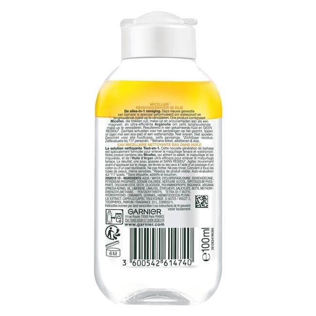 Garnier - SkinActive Micellair Reinigingswater Olie 100ml