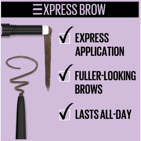 Maybelline New York Express Brow Duo Bruin Wenkbrauwpotlood 05 Black Brown