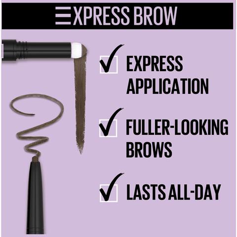 Maybelline New York Express Brow Duo Bruin Wenkbrauwpotlood 05 Black Brown