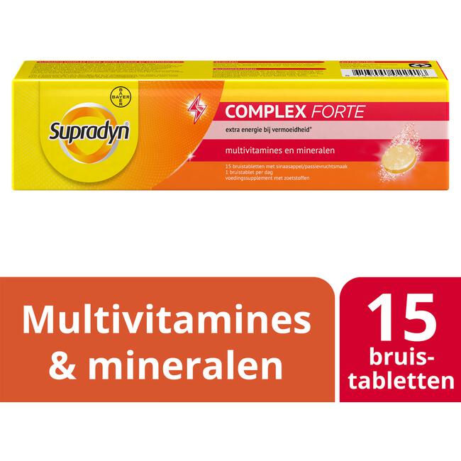 Supradyn Complex Forte Multivitamine Voor Extra Energie 15 Bruistabletten