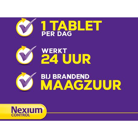 Nexium Control 7 Tabletten Voor brandend maagzuur