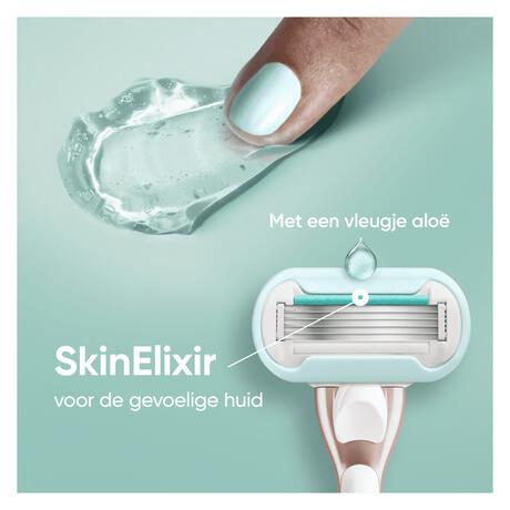 Gillette Venus Deluxe Smooth Sensitive Rose Gold Scheersysteem 5 Blades