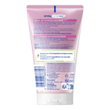 NIVEA Essentials Verzachtende Reinigingscrème 150 ML