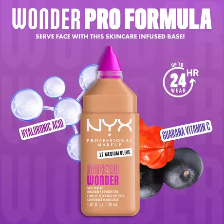 NYX Professional Makeup Make 'EM Wonder Foundation 17 Medium Olive