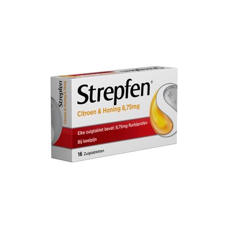 Strepfen Citroen & Honing 8,75 mg Zuigtabletten 16 Stuks