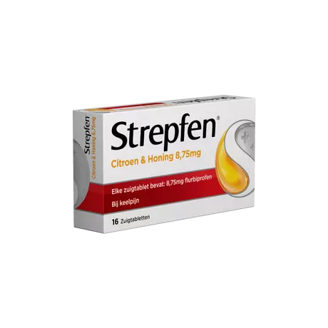 Strepfen Citroen & Honing 8,75 MG Zuigtabletten 16 Stuks