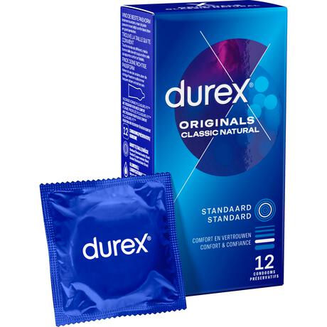 Durex Condooms Originals Classic Natural 12 stuks