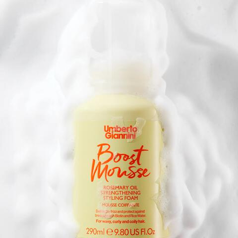 Umberto Giannini Strong Curls Rosemary Oil Strengthening Styling Foam 290 ML