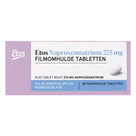 Etos Naproxennatrium Filmomhulde Tabletten 12 stuks