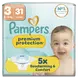 Pampers Premium Protection Luiers Maat 3 6-10 kg 31 stuks