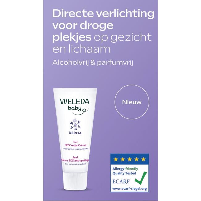 Weleda Baby Derma 3-in-1 SOS Vette Creme