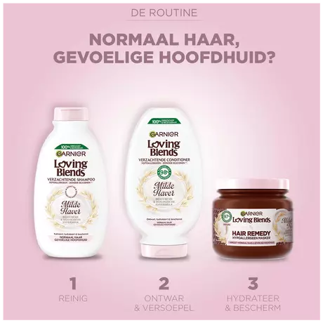 Garnier Loving Blends Shampoo Milde Haver 300 ML