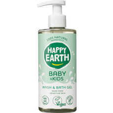 Happy Earth Zeepvrije Was & Badgel Baby & Kids 300 ml