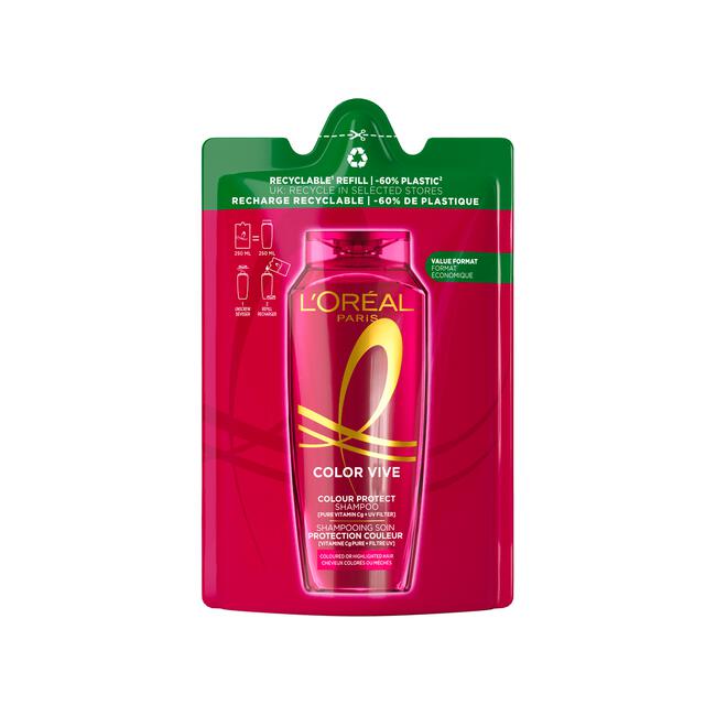 L'Oréal Paris Refill Color Vive Shampoo Navulling 250 ML