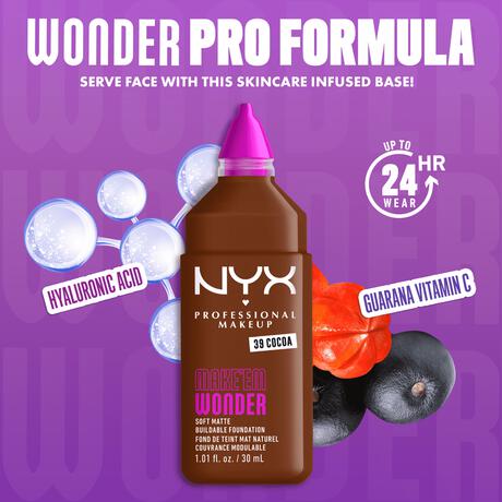 NYX Professional Makeup Make 'EM Wonder Foundation 39 Cocoa