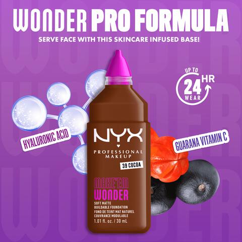 NYX Professional Makeup Make 'EM Wonder Foundation 39 Cocoa