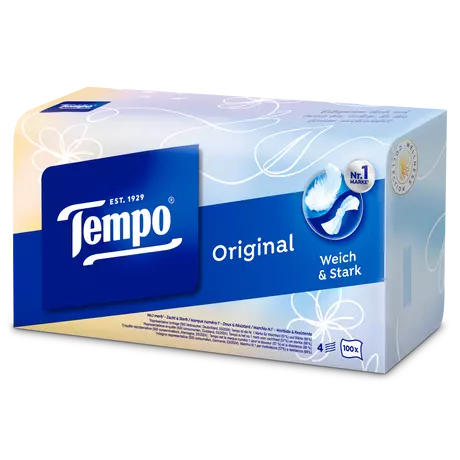 Tempo Original Box 4-Laags Zakdoekjes 100 stuks