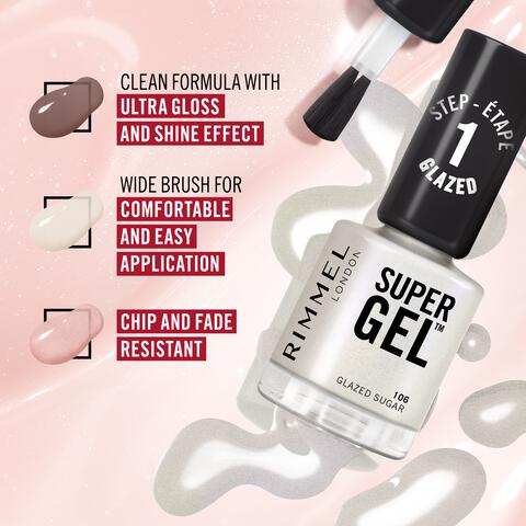 Rimmel London Super Gel Scented Glazed Nails nagellak122 Dreamy Drizzle 12 ML