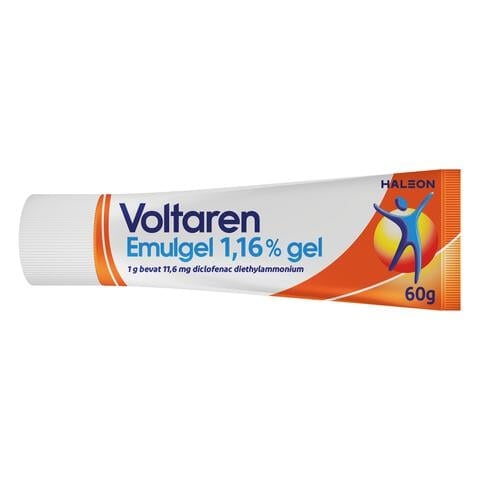 Voltaren Emulgel 1,16%  (diclofenac) Bij Gewrichtspijn In Knie En Vinger 60 GR