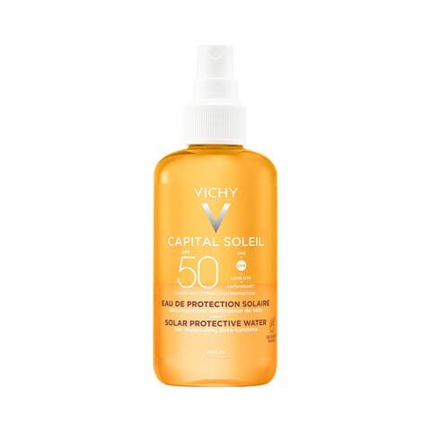 Vichy Capital Soleil Zonbeschermend&nbsp;Water Bruine Teint SPF50 200 ML