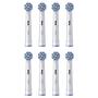 Oral-B Sensitive Clean Opzetborstels Wit - 8 Stuks